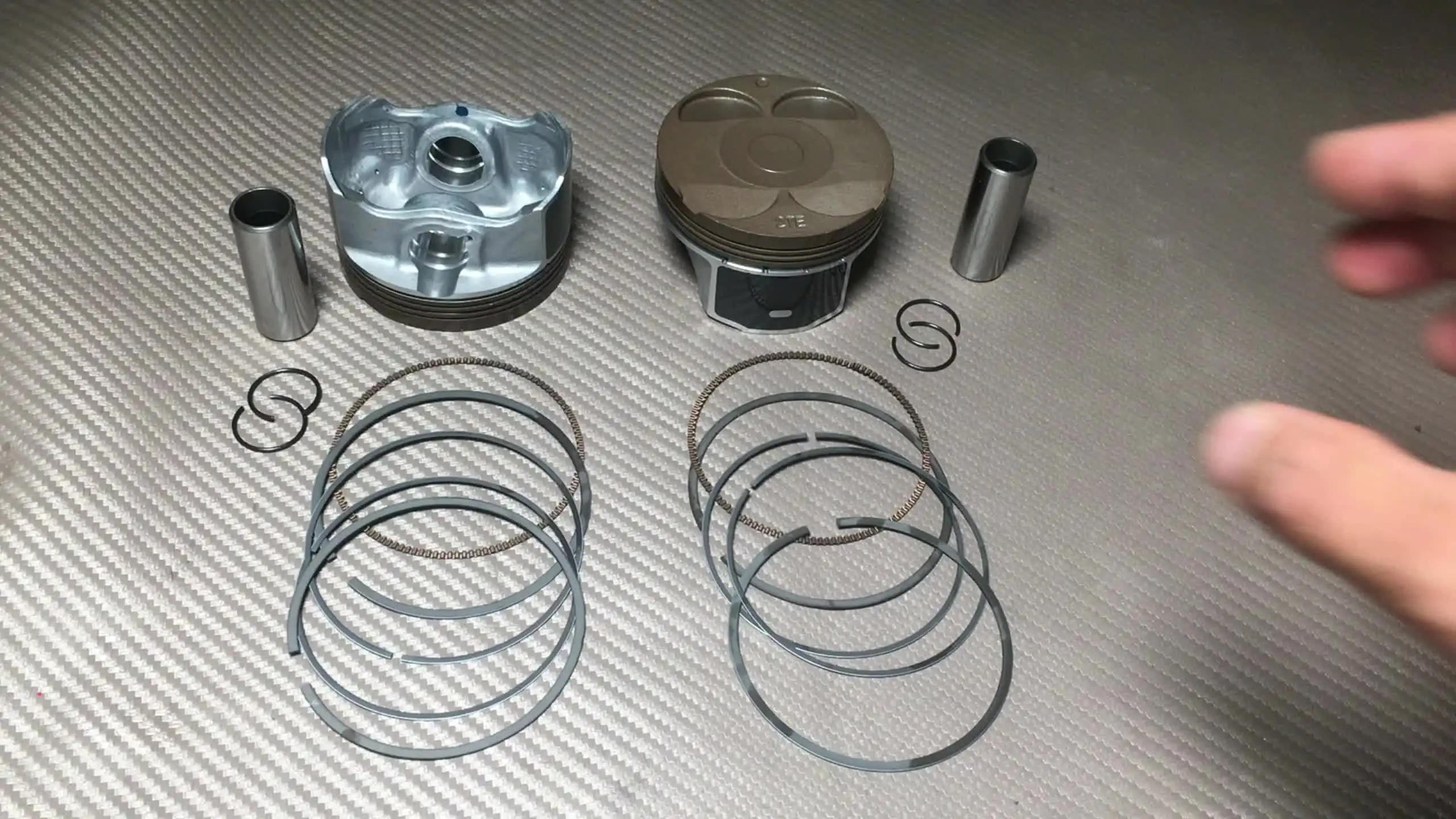 チソンセット Motorcycle Ninja400 Z400 Piston Kit For Kawasaki Ninja 400 Z