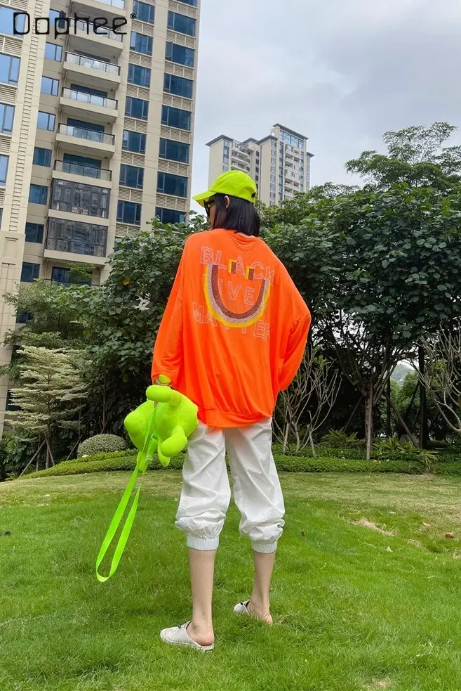 

Весенне-летняя одежда Новая повседневная женская тонкая Солнцезащитная одежда средней длины конфетных цветов с длинным рукавом