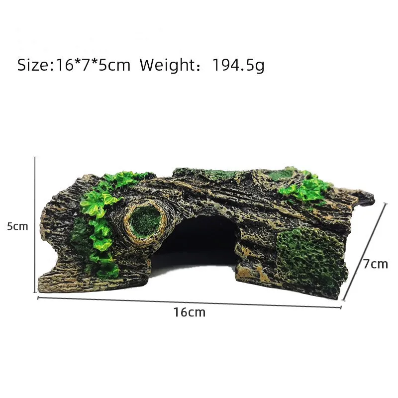 Resin Aquarium Decoration Artificial Barrel Cave Landscaping Accessories For Fish Tank Aquarium Decoration Background Gifts