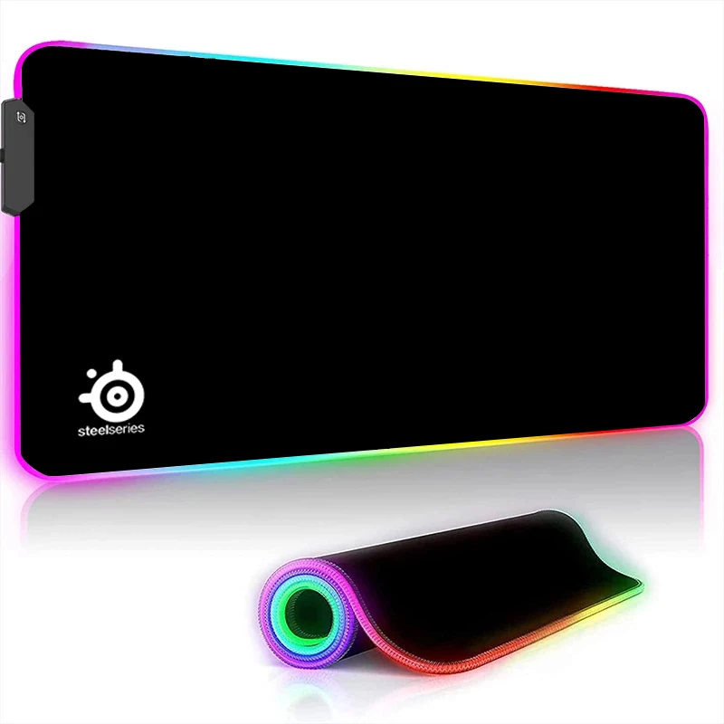Rgb Large Mouse Pad SteelSeries Mousepad Xxl Led Anime Mats Mause Pc