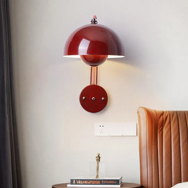 

Nordic LED Bud Wall Lamp Aesthetic Modern Wall Light Bedroom Free Shipping Reading Hallway Decorazioni Casa Bedroom Accessories