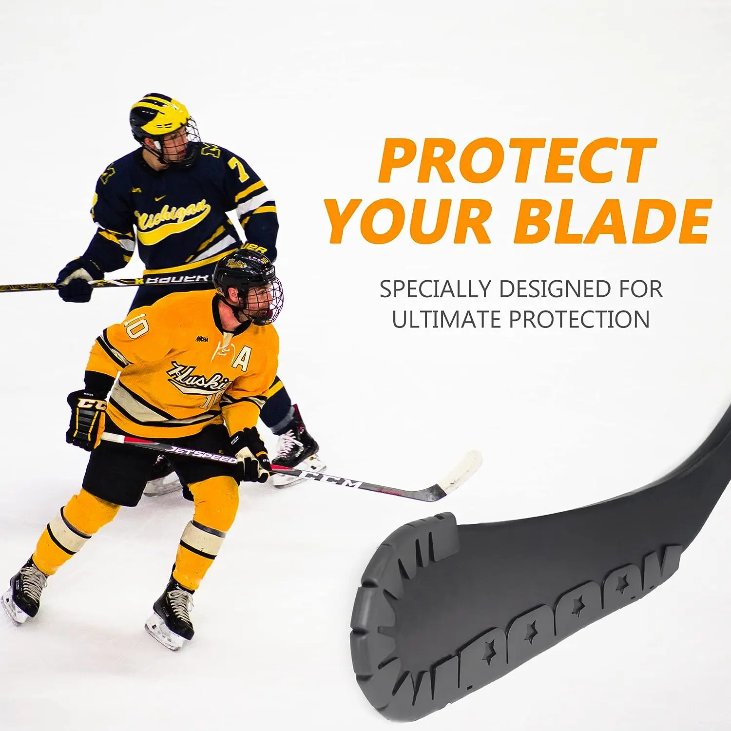 Hockey Accessories Set 3pcs Hockey Stick Blade Protector+3pcs Ice Hockey Tape For Ice Hockey Practice Hockey Training Equipment