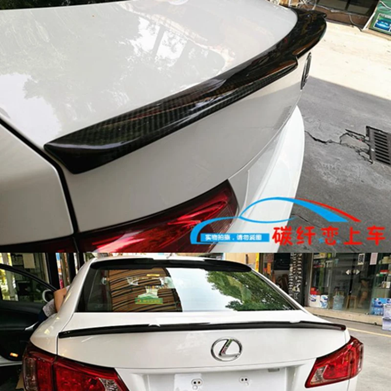 

Спойлер для заднего крыла Lexus IS250 IS300 IS350 2007-2013 из углеродного волокна грунтового цвета