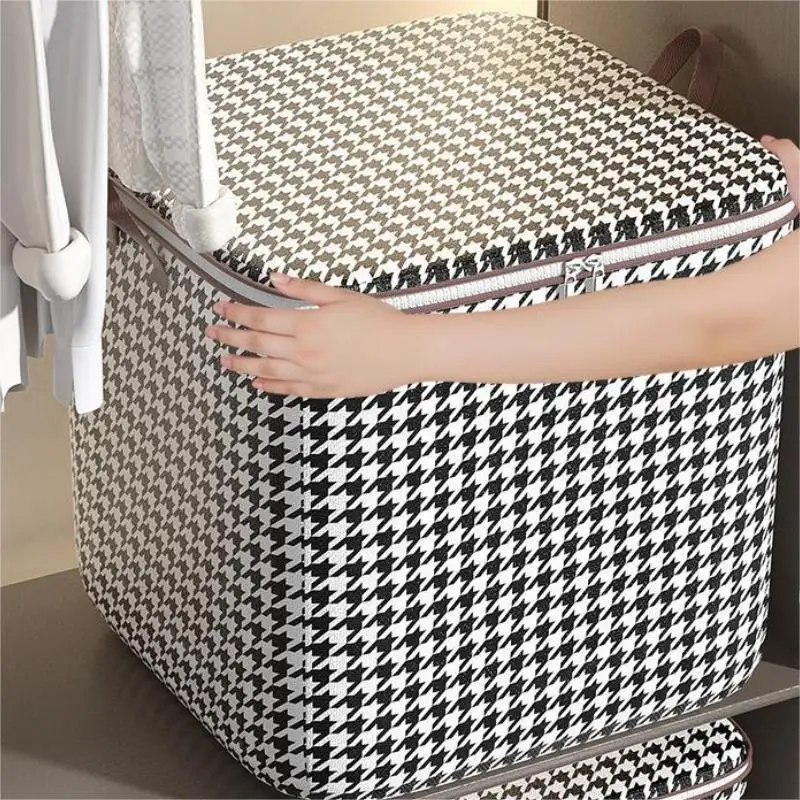 Large Capacity Clothes Storage Bag, Foldable Dustproof Bag, Household Simple Clothes & Quilt Storage Bag 2