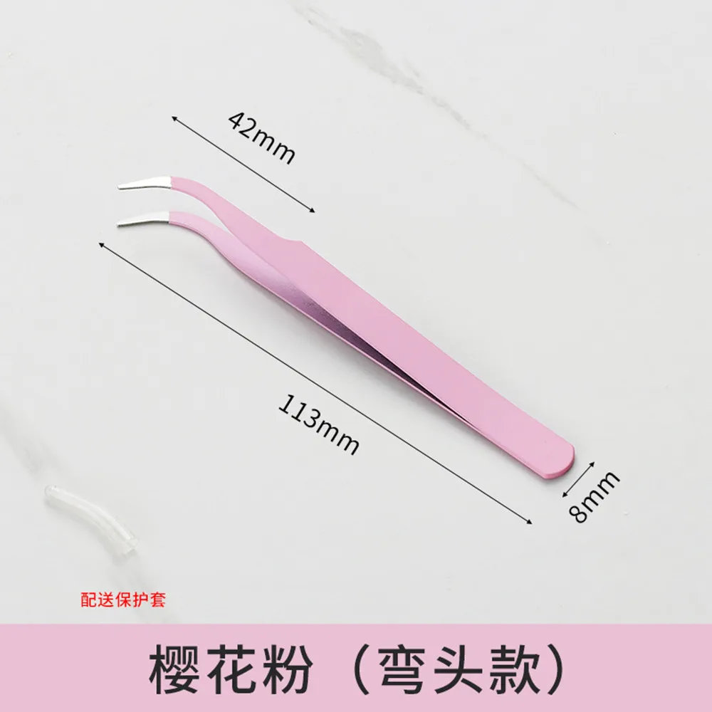 Hand Candy Creative Scrapbooking Stickers Tape Precision Tweezer 1pcs Macaron DIY Tool Stainless Steel Paper Account Journal