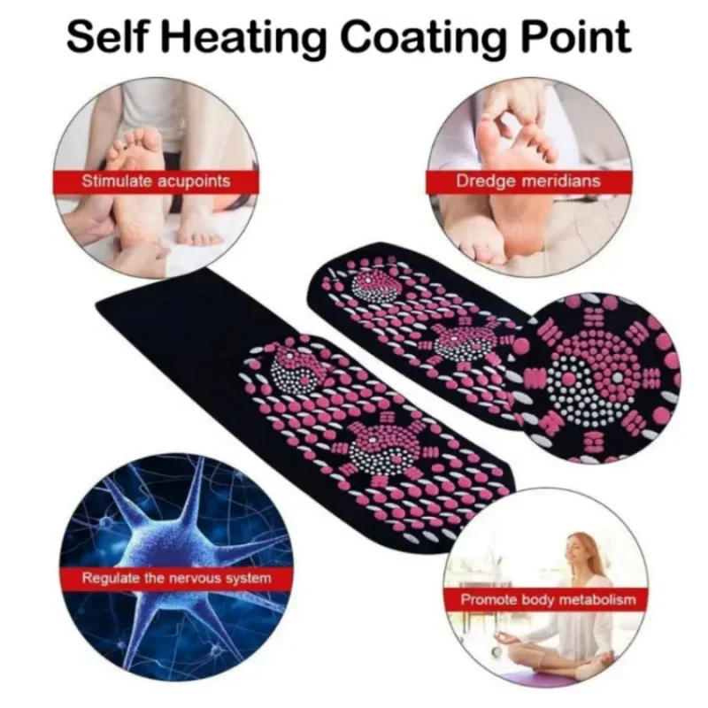 10Pairs Tourmaline Slimming Health Sock Elastic Thermal Self-Heating Sock Health Care Socks Short Sock Magnetic Therapy Sox