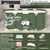 Foldable Bath Bucket PVC Material Hot Bath Ice Bath Ice Therapy Sauna Adult Bathtub Bathtubs for The Baby Large Family Pool 4