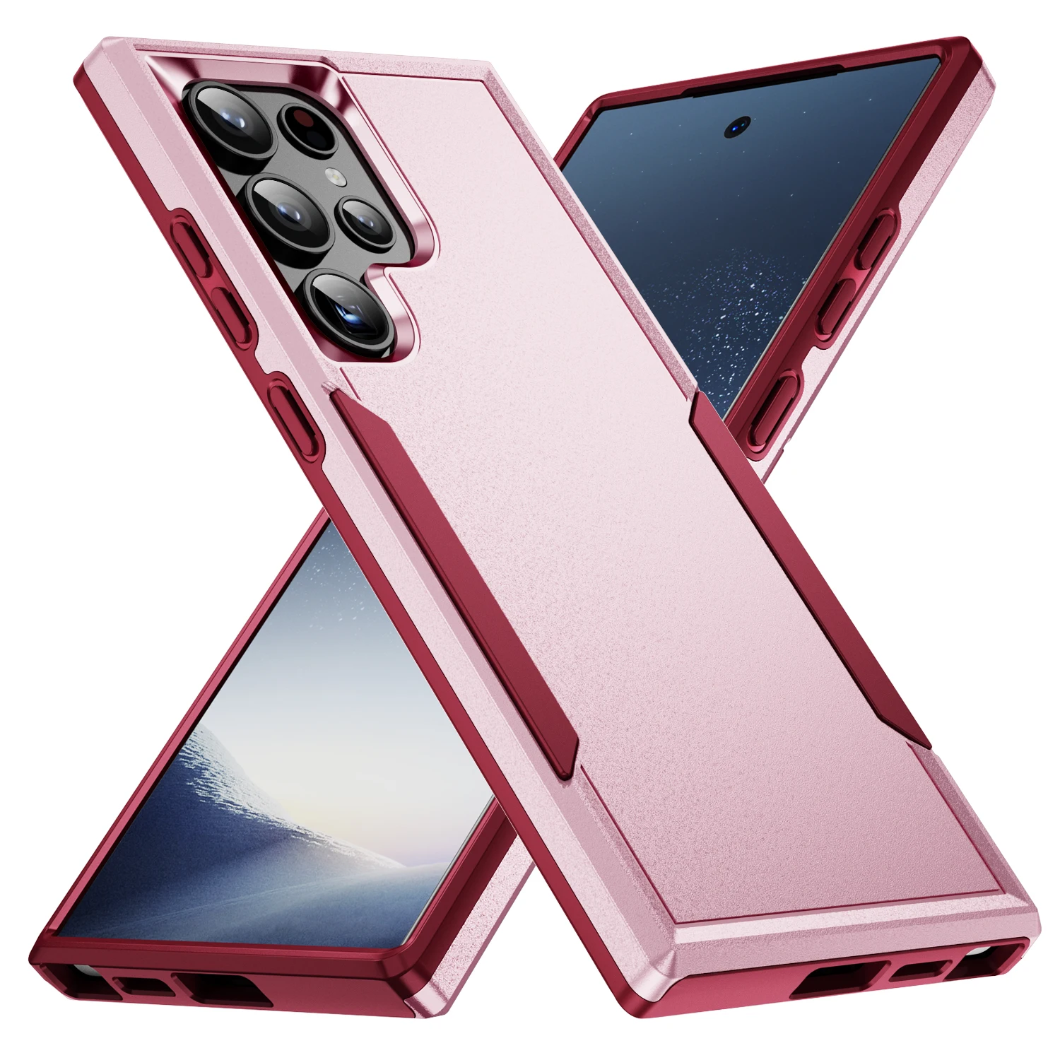 Enhanced Military-Grade Shockproof Dual-Layer Protective Case