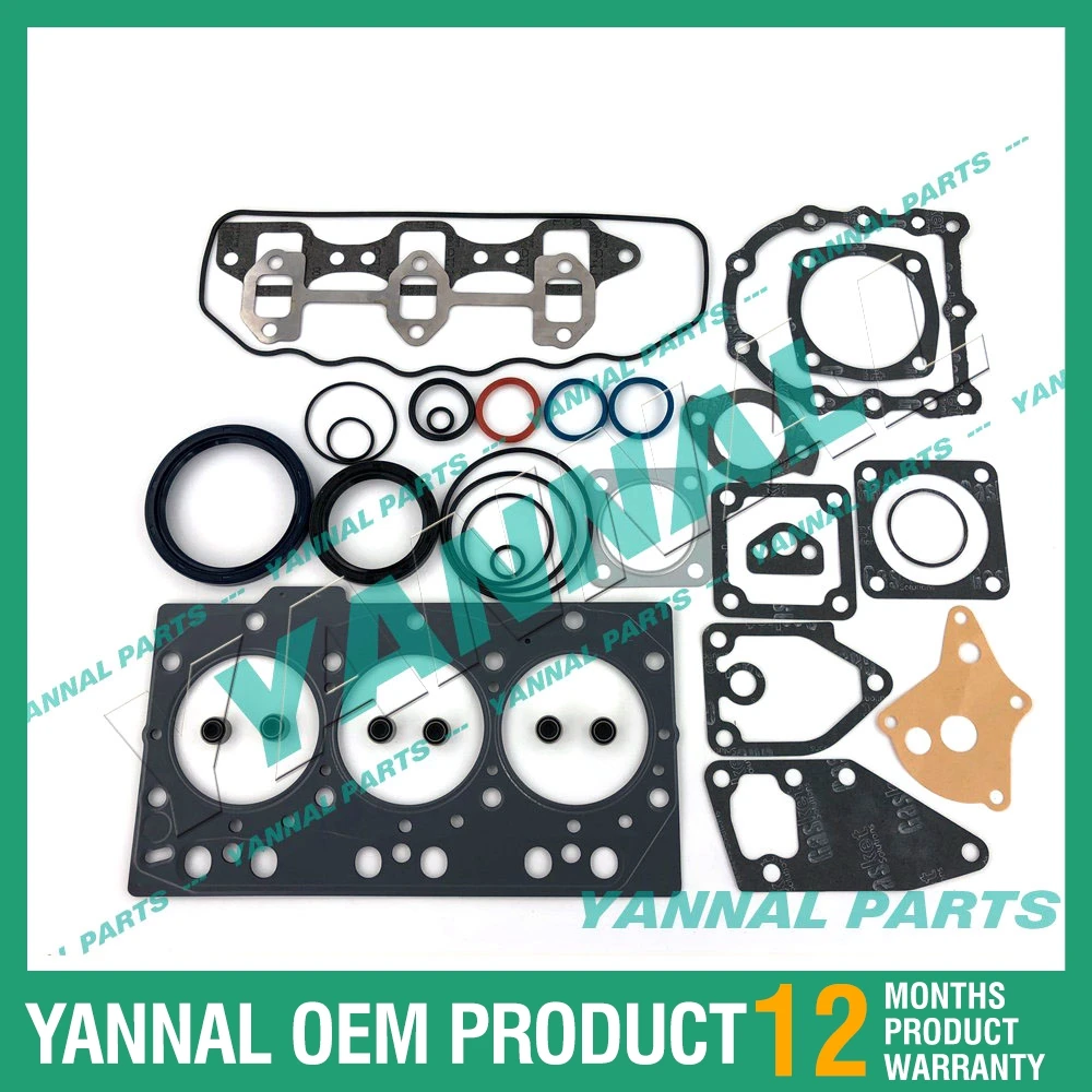 

Комплект прокладок двигателя для Yanmar 3TNE78A Komatsu 3D78AE-3 3D78-1 3D78N-1