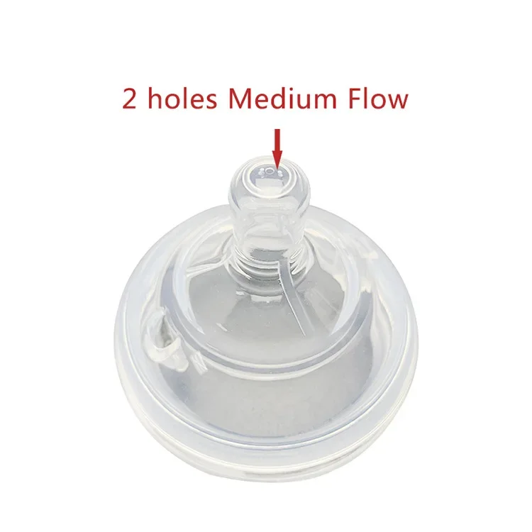 Amazon Baby Wide Mouth Silicone Nipple Food Grade Baby Feeding Accessories Bottle Manufacturer Customized Nipple Covers 3