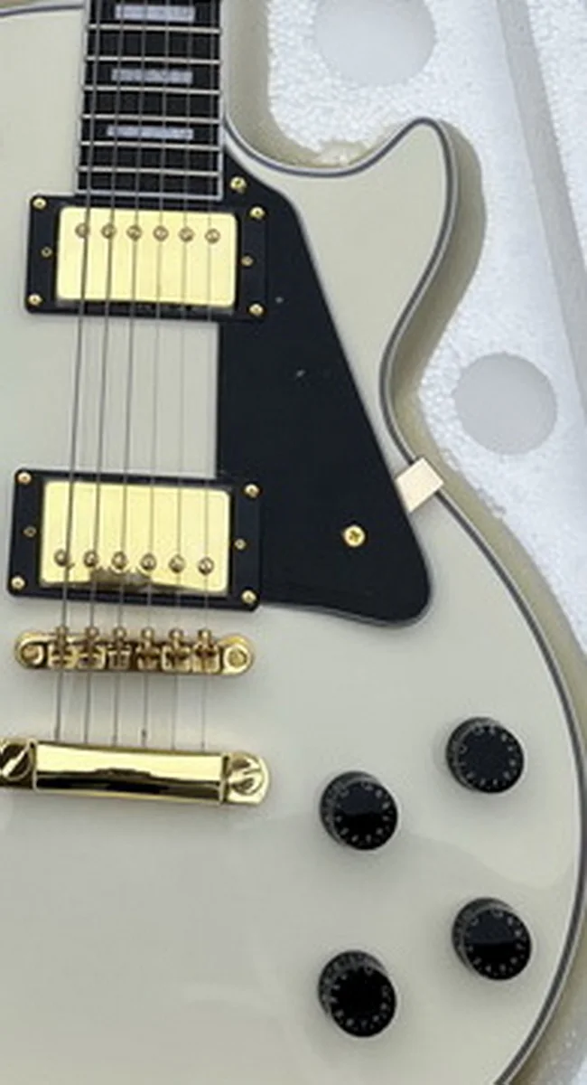 

send in 3 days Standand beige Electric Guitar, mahogany body and neck ,chrome hardware,Free Shipping