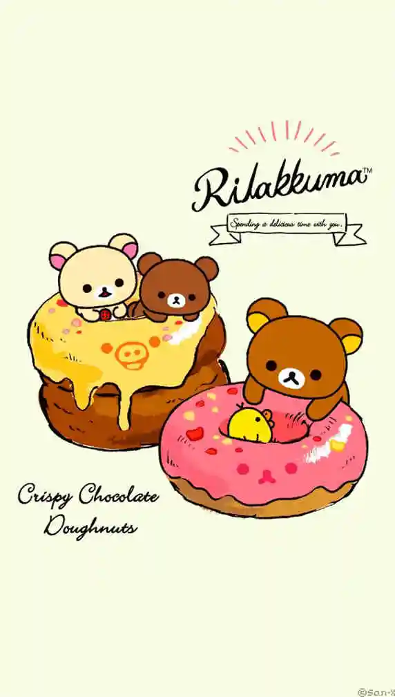 thumbnail image 1 of Póster de Rilakkuma con dibujos animados de anime japonés para pared, lienzo impreso, manga, oso, pollito, gato, lectura, guardería, decoración de habitación infantil Kawaii, 1 of 5