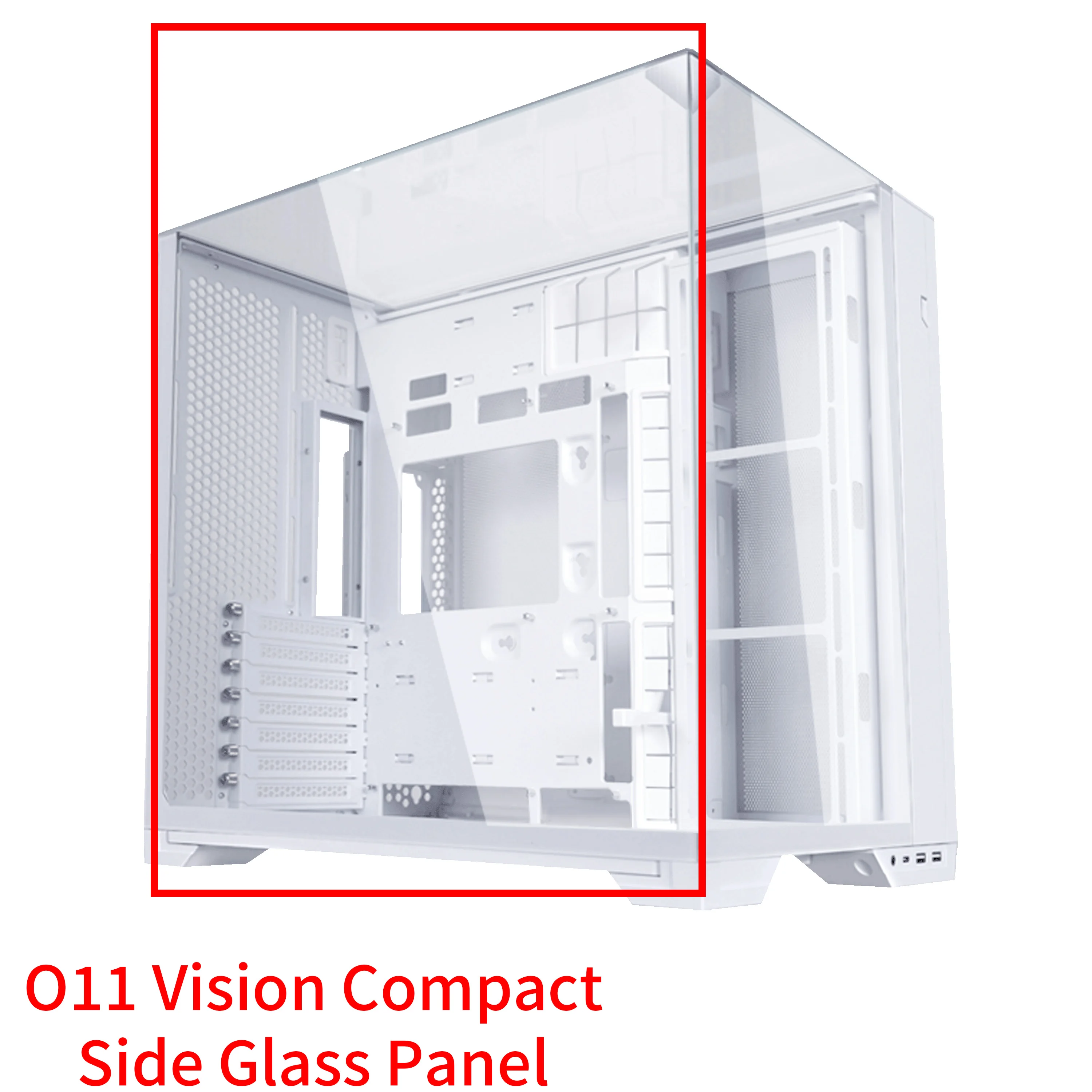 Lian-Li O11 Vision Compact Side Glass Panel(White)