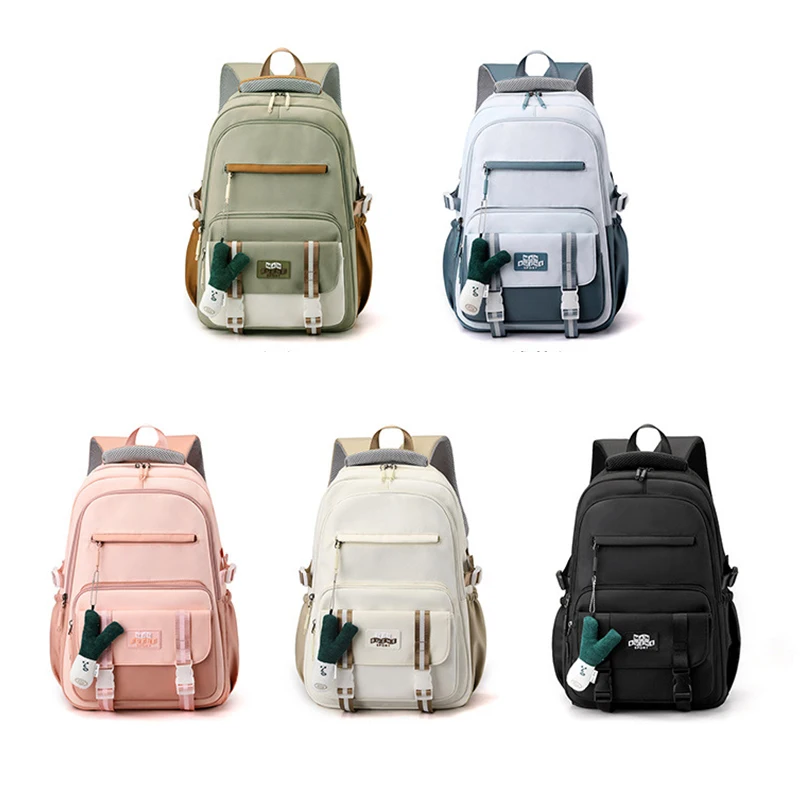 High School Bags for Teenage Girls Middle Student Backpack Women Oxford Leisure Campus Bagpack