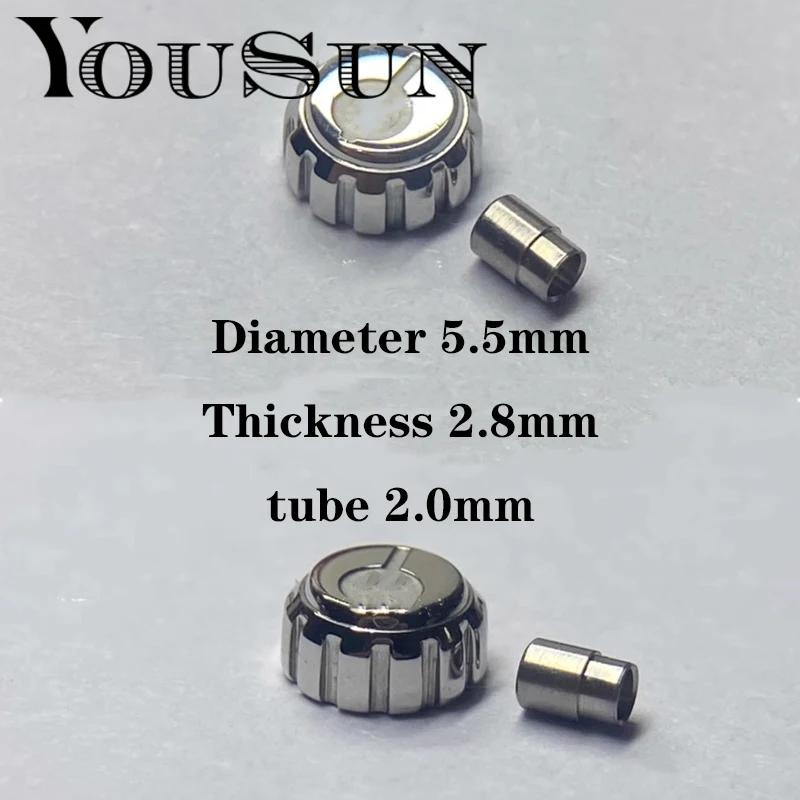 Per Baume & Mercier Head 5.5Mm Accessori Per Orologi Con Corona Della Maniglia Dell'Orologio