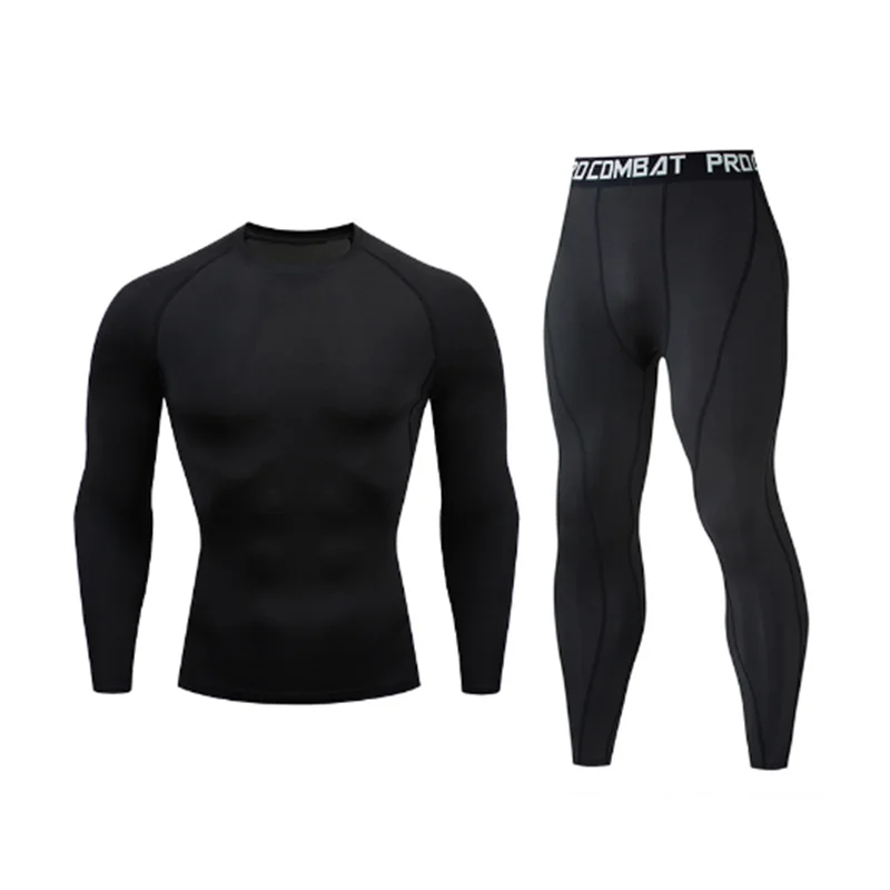 All-Season Men's Sportswear Set/Suit Tracksuit for Running Cycling Fitness & Hiking gym clothing men jogging boxing 2 pcs
