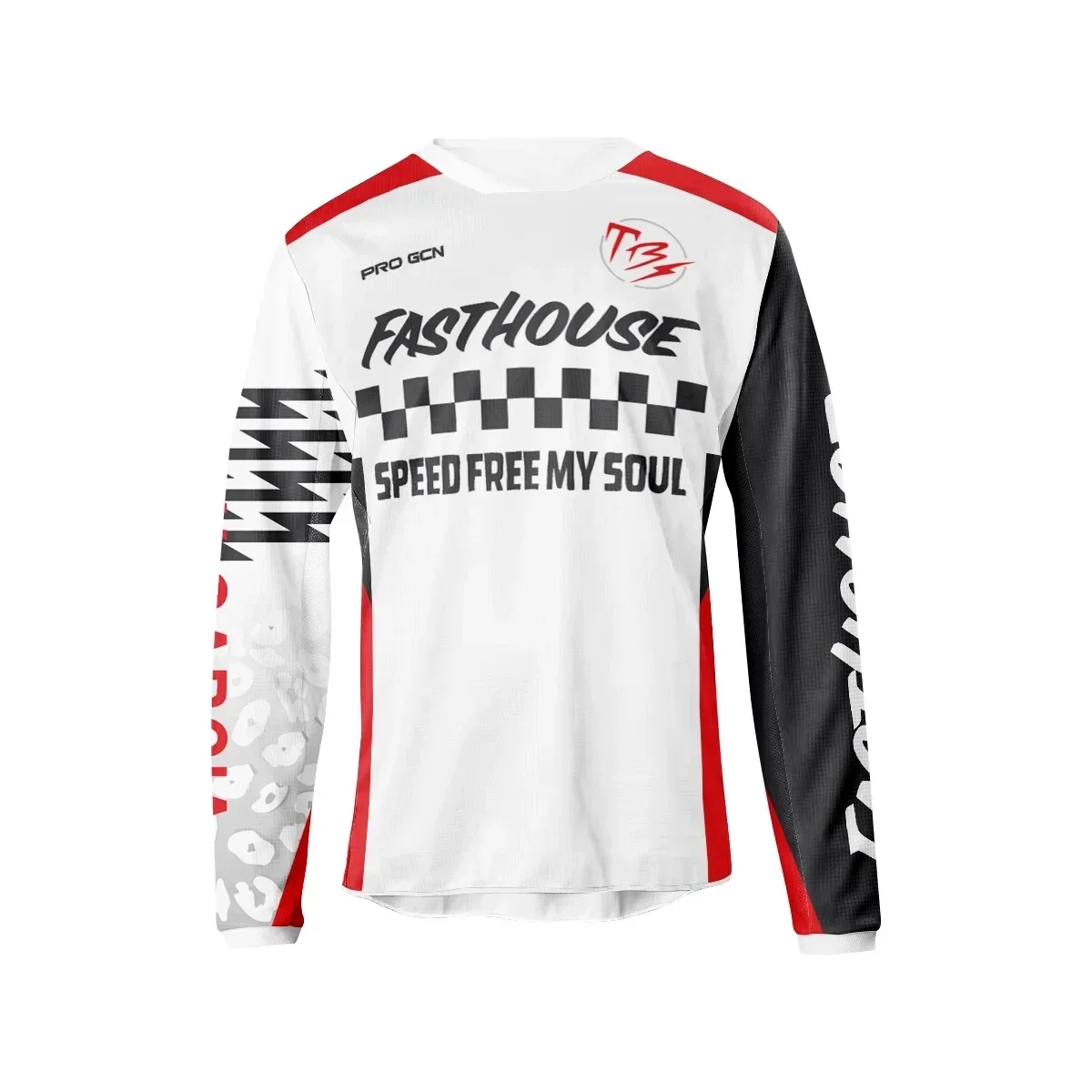 thumbnail image 1 of 2024 ropa de motocross Jersey de bicicleta de montaña verano antiencogimiento ciclismo cuesta abajo carreras bicicleta camiseta, 1 of 4