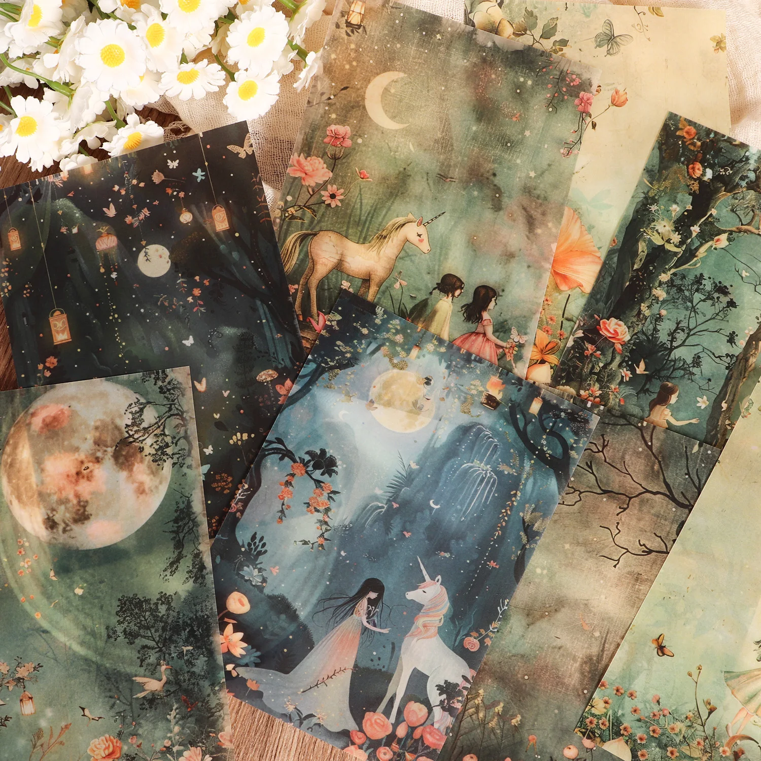 Fantasy Forest Scrapbook Paper Set 4