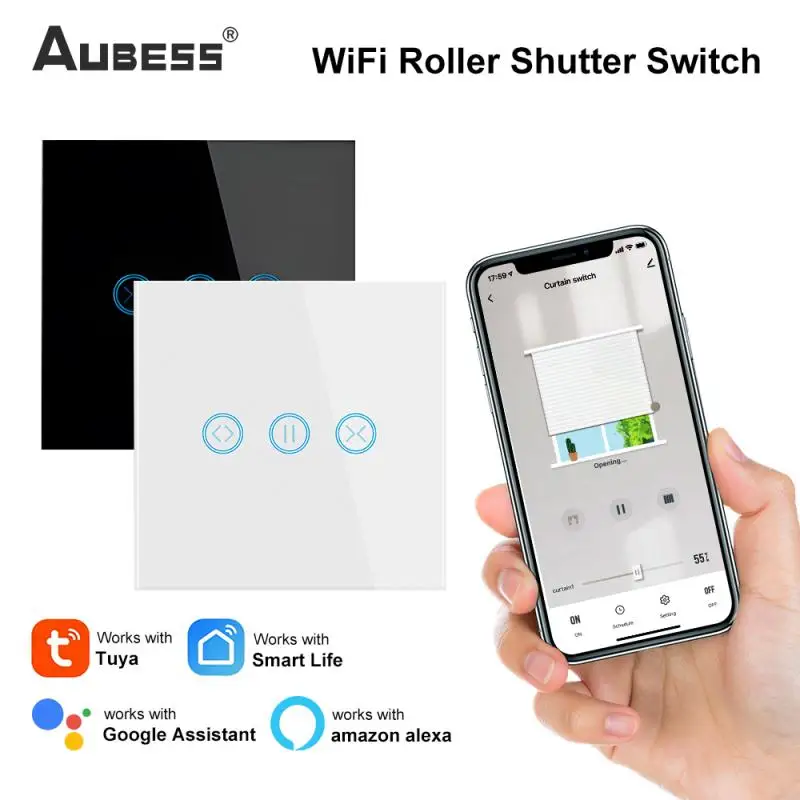 

Переключатель для штор Tuya Smart Life с поддержкой Wi-Fi и дистанционным управлением