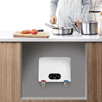 Chauffe-eau électrique instantané 5500W à installer sous l'évier avec indicateur de température LED 4