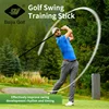 Black golf strength training equipment, helpful for practicing hitting speed and power during swing 1
