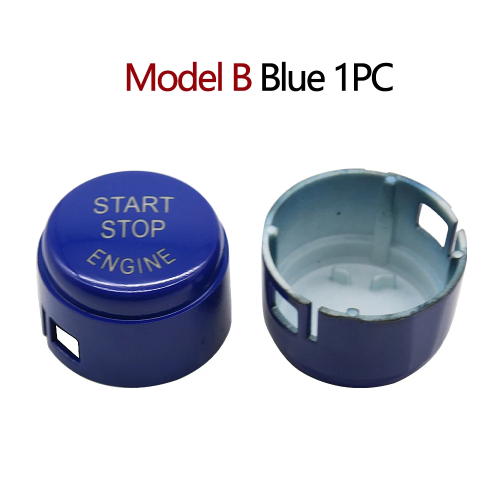 Anello Cornice Pulsante Start/Stop BMW - Carbon Look Adesivo Finto Carbonio Per E90 E60 X3 X5