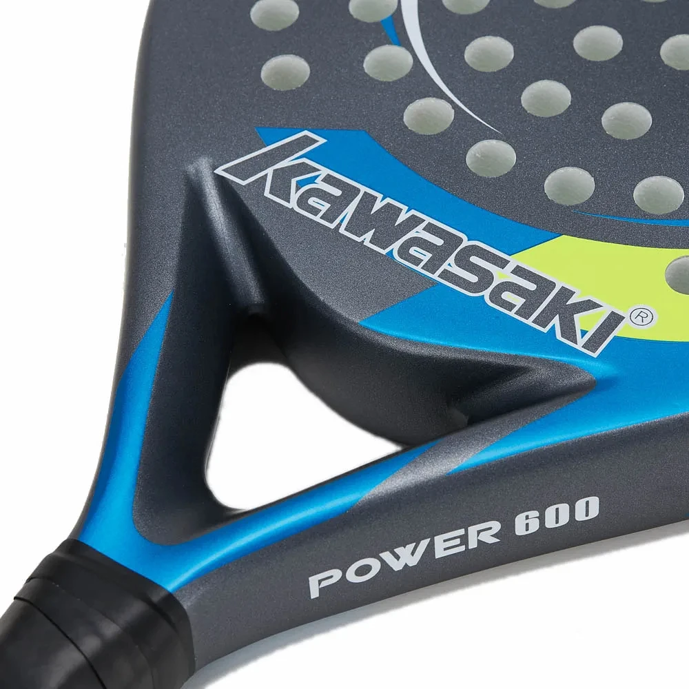 Padel racket Kawasaki 3K carton fiber EVA POWER 600 700 with cover