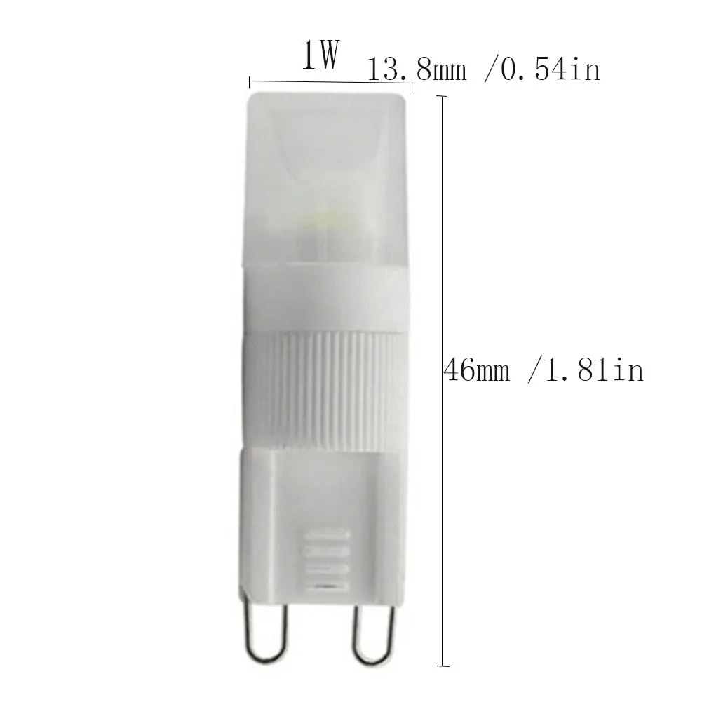 New G9 1w Ceramic Led Bulb Light Energy Saving Lamp Crystal Chandelier Lamp 220v Warm White - Led Bulbs Tubes -