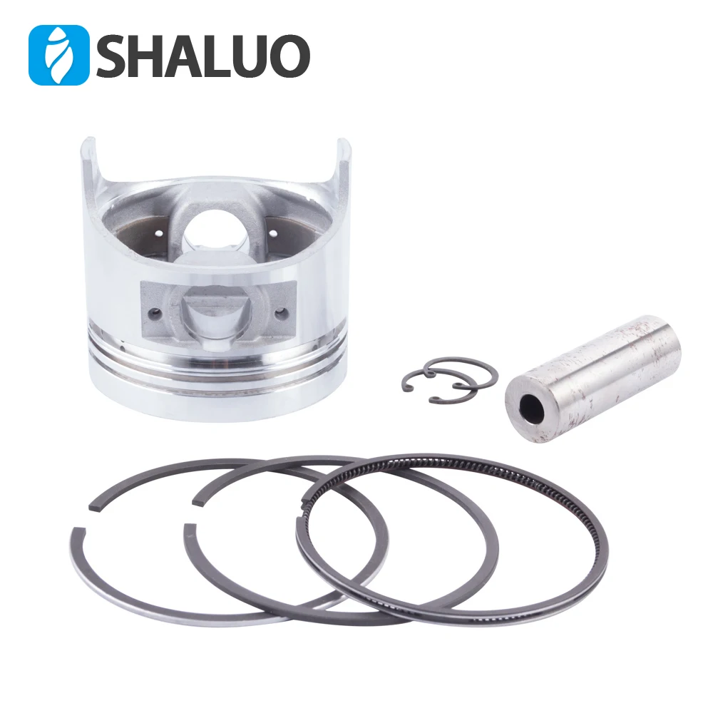 Anel de Pistão Conjunto Completo para Motor Diesel Refrigerado a ar Pistões Pin Piston Clip Gerador Alta Qualidade 170f 178f 186f 188f 190f