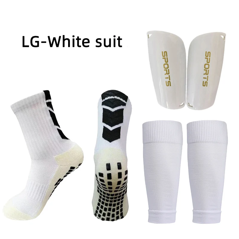 Elasticity Shin Guard Sleeves For Soccer Compression Adults Kids Anti Slip Sport Socks With Leg Shinguards Football Equipment