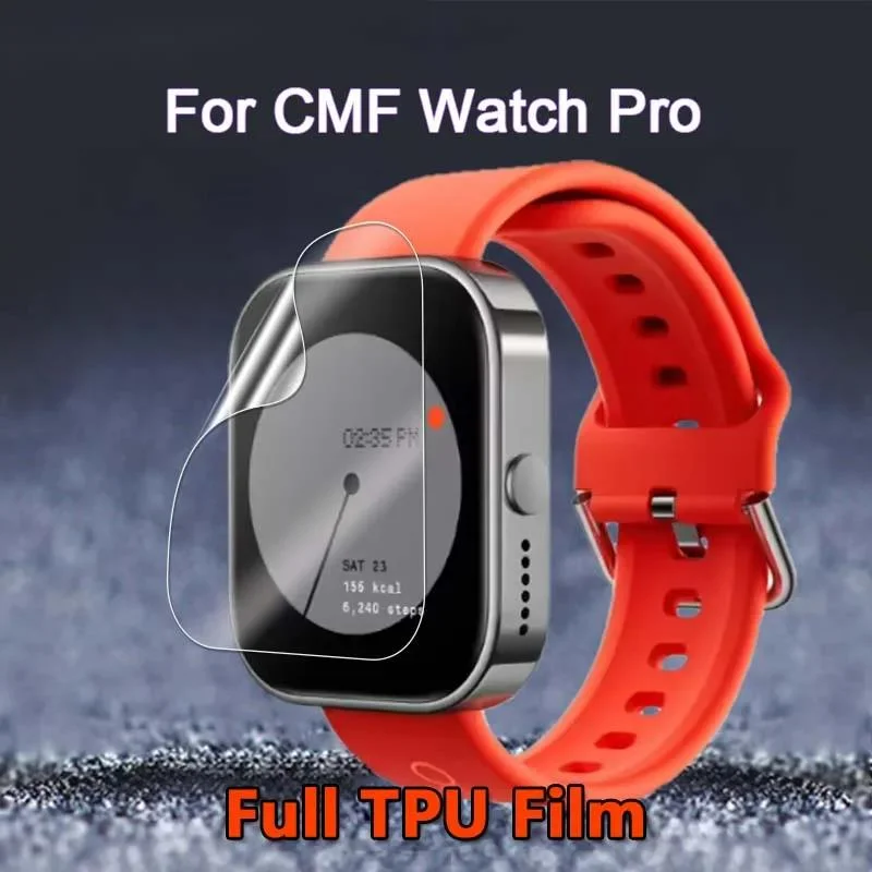 Per Cmf Watch Pro Smartwatch Ultra Clear Slim Glossy Repairable Skin Soft Tpu Hydrogel Film Screen Protector-Non Vetro Temperato