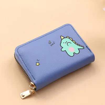  hutishop2020 Wallet Women Cute Dinosaur Faux Leather