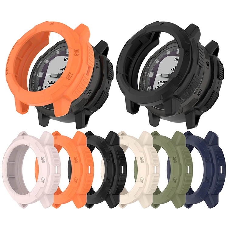 

For Garmin Instinct Crossover Multi-color Optional Watch Case Hollow-out Armor Case Frame Shell Watch Accessories