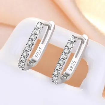 Lunera Arc - Crystal Circle Hoop Earrings 1