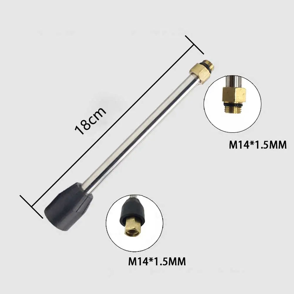 

Car Wash Tools Extension Wand Accessories Cleaning Stainless Steel Versatile With Threaded Connector Brand New