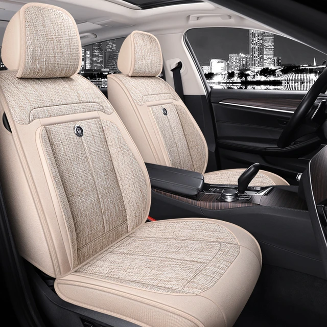 Universal Car Seat Covers For 90% Sedan Suv Durable Flax Linen Adjustable  Summer Cushion For Most Five Seats Cars - Automobiles Seat Covers -  AliExpress