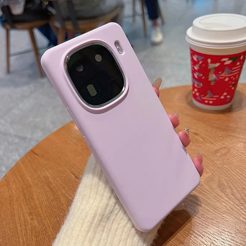 Soft Liquid Silicone Shockproof Luxury Phone Case - Colorful and Smooth Finish