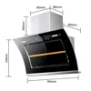Household  Exhaust Hood Extractor Cocina Cooker Hood Large Suction Range Hood Kitchen Hood Side Suction Range Hood 4