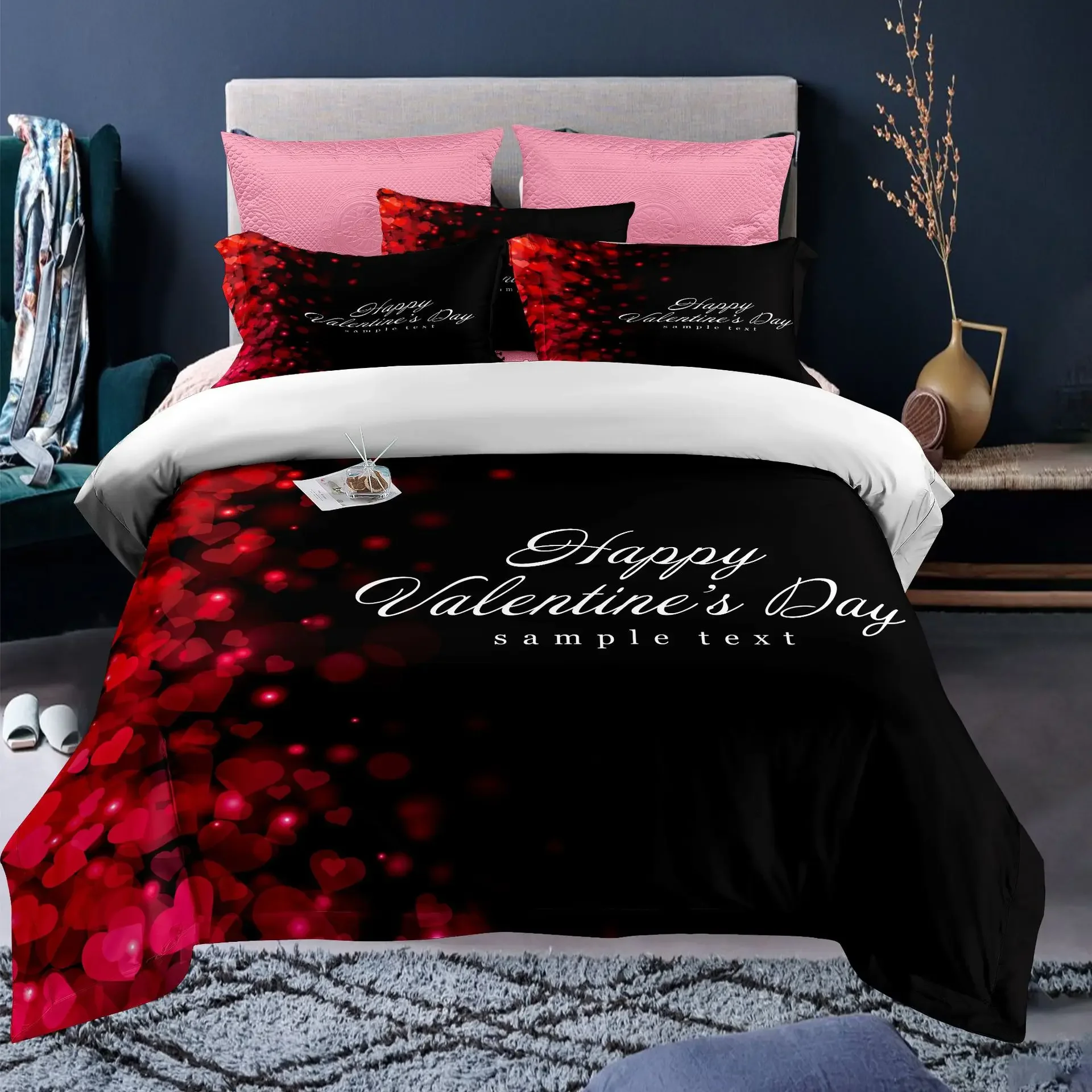 Feelyou Japanese Samurai Bedding Set Twin Size Kids