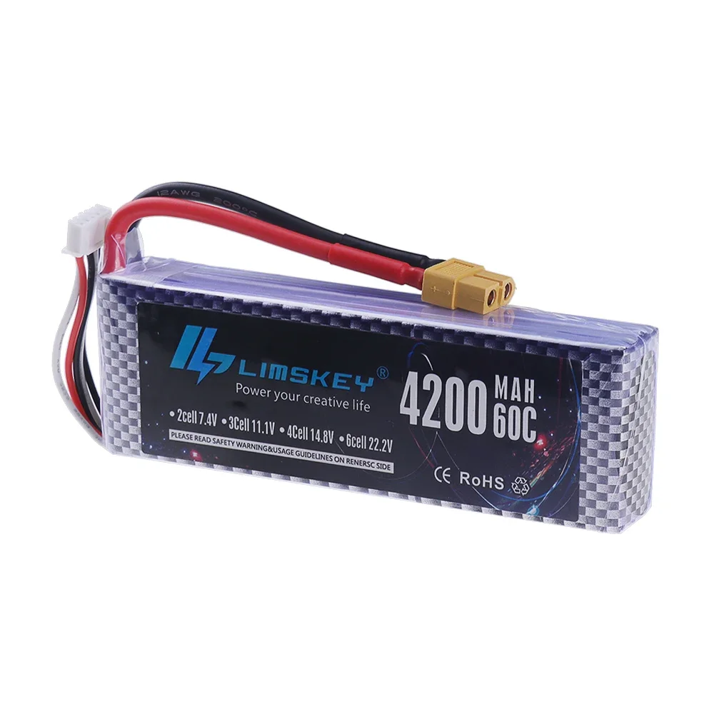 Batterie LiPo 2S 45C 1500-3000mAh XT60 pour Drone