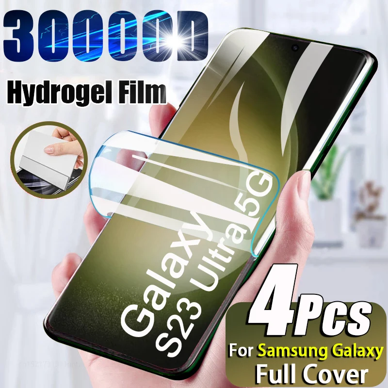Per Samsung Galaxy S24 S23 Ultra S22 S21 S20 Plus Fe Screen Protector Nota 20 10 9 S10 9 8 Lite E S20Fe S21Fe 5G S 23 Non Vetro
