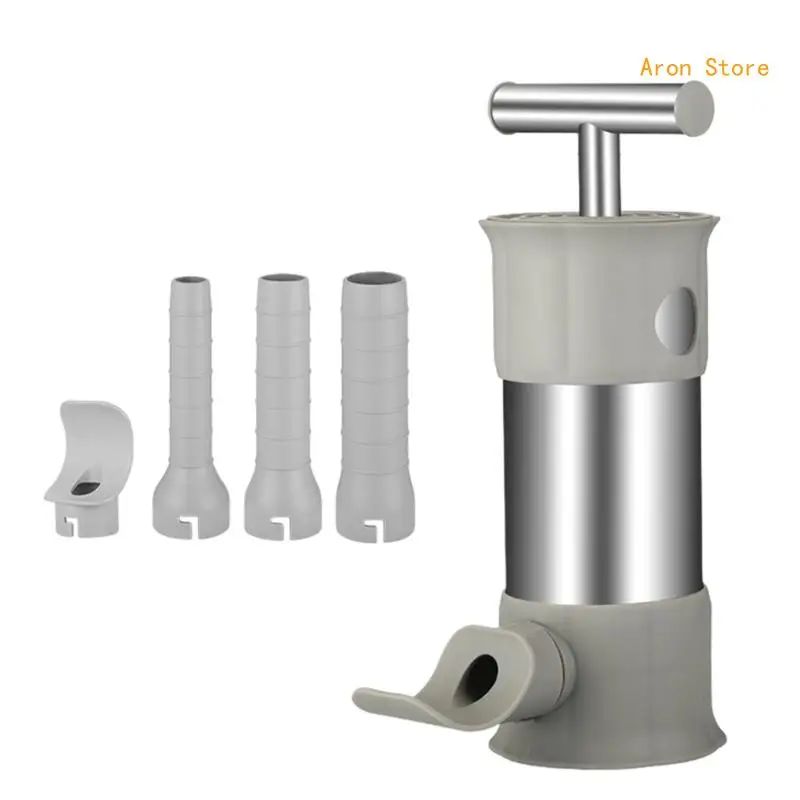 

Sausage Stuffer Durable Stuffer Versatile Filling Tool Stainless Steel Sausage Maker Suitable for Home Use H3CF