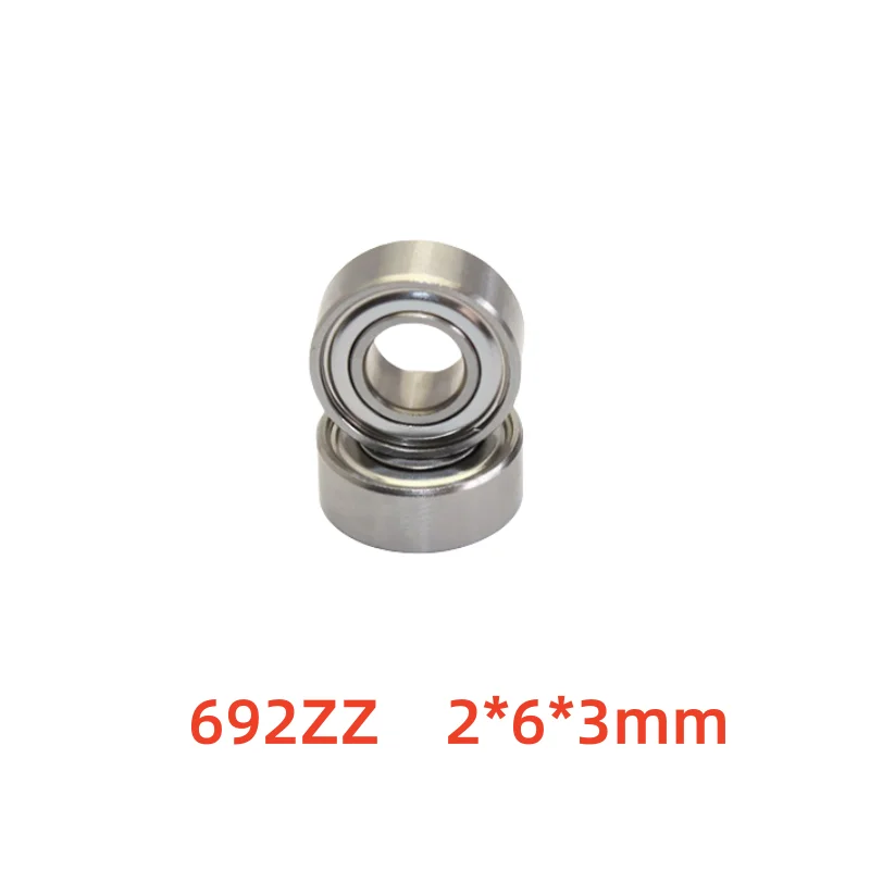 

100pcs 692ZZ miniature ball bearing 692 -2Z 692Z 2x6x3 deep groove ball bearings 2*6*3mm