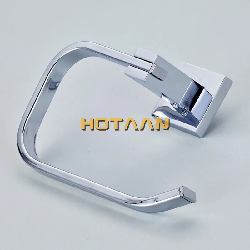 Stainless Steel Bathroom Hardware Set Chrome Polished Toothbrush Holder Paper Holder Towel Bar Bathroom Accessories Square Shape