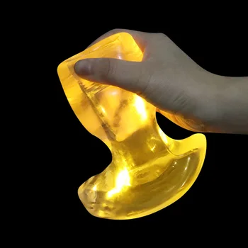 Anal Plug Hollow Dildo For Men Penis Inserting Dildo Sex Toy Led Buttplug Light Vagina Decration Prostate Massager Plug 4