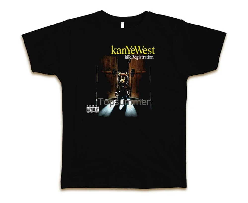 

Late Registration Kanye West Custom Mens Fashion T-Shirt Tee Brand New-Black