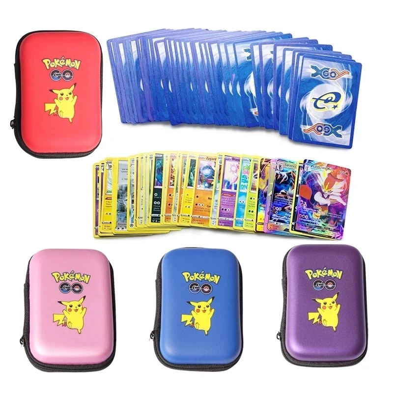 Nouveau porte-cartes Pokemon Pikachu, 27 pièces, étui rigide pour Album,  porte-cartes, livre, boîte de rangement pour écouteurs, jouets, cadeaux -  AliExpress