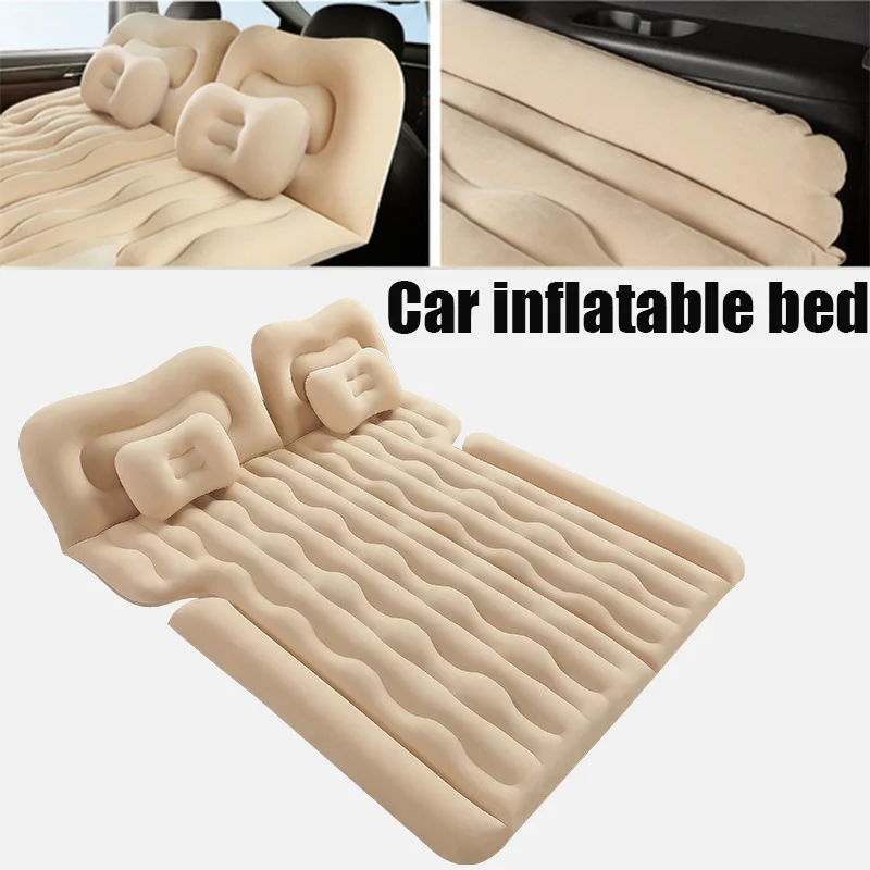 SUV Car Inflatable Bed Trunk Leveling Pad Mattress Sleeping Pad Car Converted Bed Foldable Travel Camping