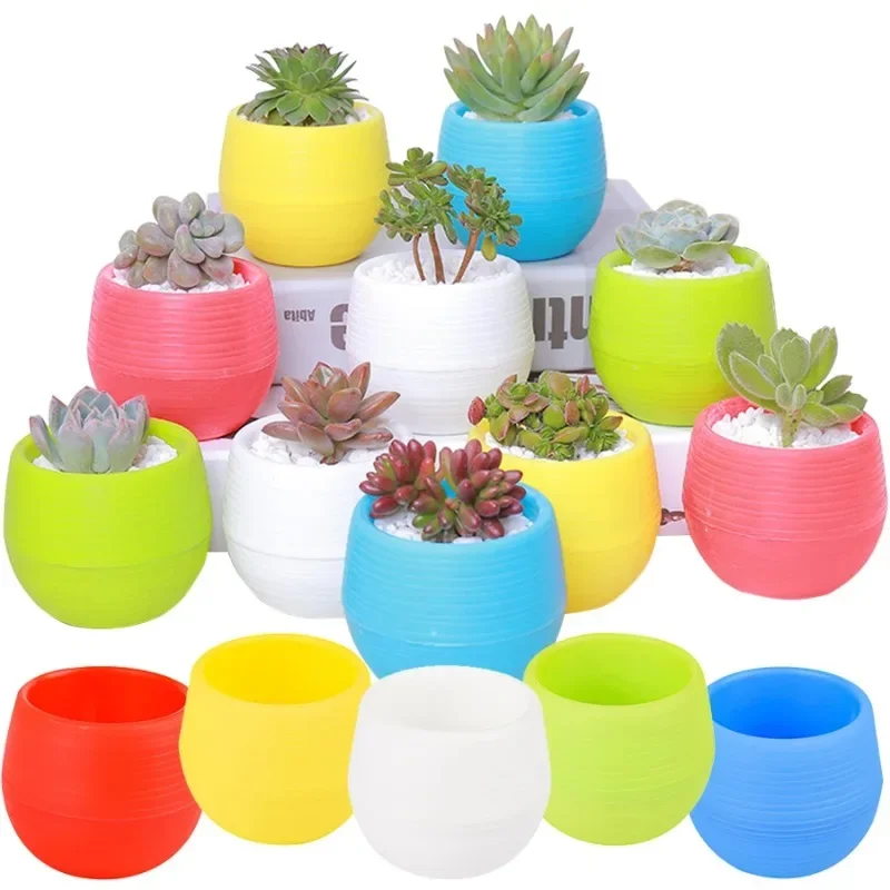 Succulent Plants Flower Pot Flower Pots Mini Flowerpot Desk Plants Succulents Pot Home Garden Decoration Nursery Pots Home Decor