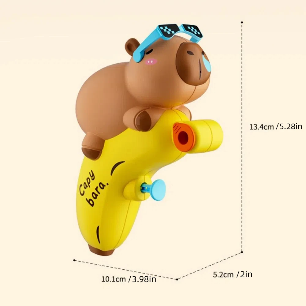 Banana Capybara Water Spray Toys Animal Design Handheld Bath Fountain Plastic Cute Water-Sprinkling Festival Sprinkler